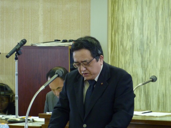 金子建設公営委員長 金子建設公営委員長