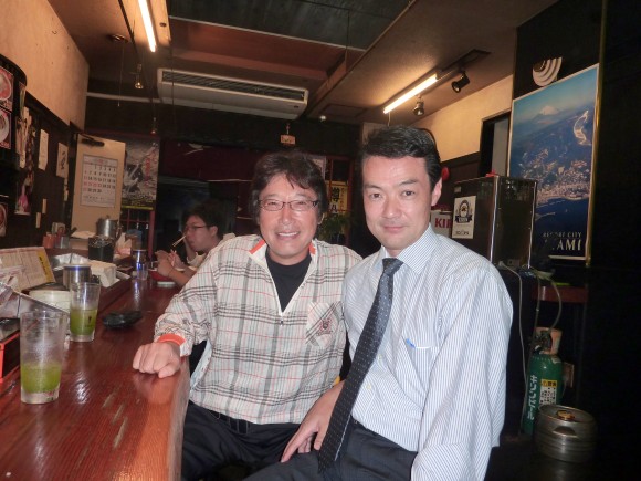 橋本一実議員と（ラーメンハウスや～や～屋にて）