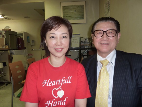 花井紫さん 劇団「はーとふるはーと」座長と石森氏
