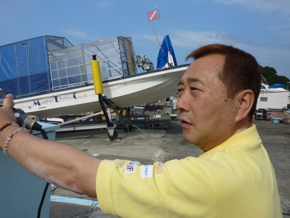 小林常男社長 熱海マリーナ