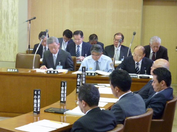 熱海市議会議場風景 6月定例会第3日目