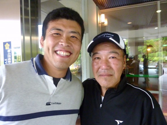 小野「伊豆スカイラインゴルフ場」氏とその友人 函南ゴルフクラブでバッタリ