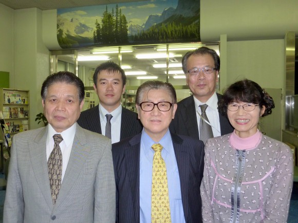 「国際観光専門学校」訪問 高野校長、石森史郎氏、田崎部長