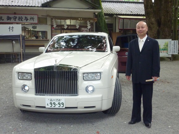 土沢昇氏 愛車「ロールス」(貞方氏の)
