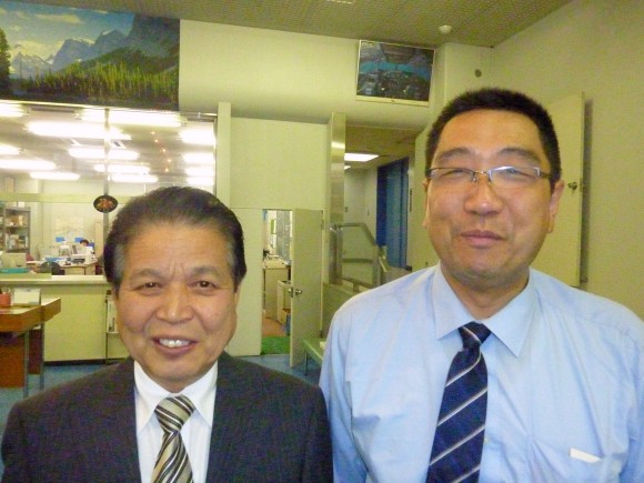 高野校長と山川副校長 国際観光専門学校本校