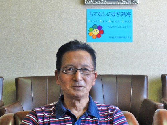 中村晴美氏(控え室にて)