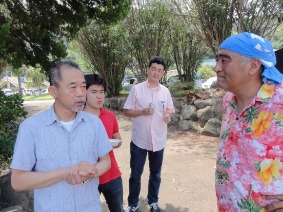 鳥居誠氏 熱海リビエラ化計画 来熱 南熱海小山臨海公園付近のバーベキューを楽しむ 七転八起 村山憲三 Official Site